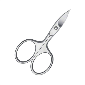 Ciseaux à cuticules personnalisés avec logo privé, style russe, pour droitiers, en acier inoxydable, lame incurvée et tranchante, pour la beauté des ongles - Product Image 3