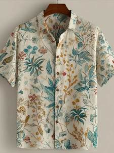 Chemise en jean doux pour homme – Chemise boutonnée décontractée au look délavé élégant pour un usage quotidien - Product Image 1