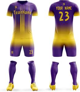 Camiseta de fútbol para hombre, UNIFORMES DE EQUIPO personalizados verdes con estampado de logotipo personalizado, conjuntos de pantalones cortos para adultos, camiseta de fútbol, camiseta de fútbol - Product Image 5