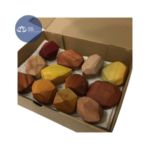 HOT SELLING Eco Friendly Natural Wooden Balancing <b>Blocks</b> Stacking Game Fine Motor Skills Educational Toy Wholesale Supply - Product Image 1