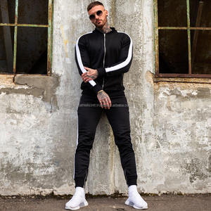 Ensembles d'entraînement et de jogging en polaire respirant à fermeture éclair intégrale sur mesure pour garçons, taille plus, hiver 2026 - Product Image 5