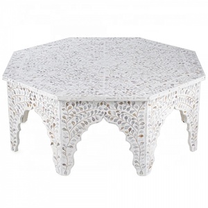 Stile marocchino tavolino con madreperla intarsio con motivi tradizionali dal Marocco - Product Image 1