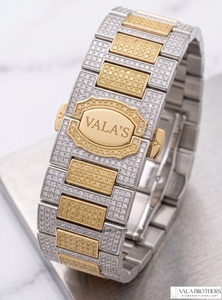 Reloj VALA'S con Mapa del Mundo, 39 mm, Redondo, Analógico, Cuarzo, Cristal de Zafiro, Movimiento ETA, Correa de Acero Inoxidable, Lujoso, Unisex, Edición Limitada - Product Image 4