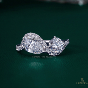 Anillo de Diamante Cultivado en Laboratorio de Corte Brillante Redondo de 2.05 Quilates, Color DE, Claridad VS VVS, Oro Sólido de 9K, 10K, 14K, 18K, Anillo de Compromiso Solitario - Product Image 1