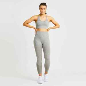 Ensemble de vêtements de sport pour femmes avec logo personnalisé, soutien-gorge de sport, leggings, pantalons de yoga, vêtements de gym en gros avec impression, ensemble de 2 pièces, pantalons de fitness - Product Image 1
