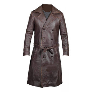 Manteau long de qualité supérieure pour homme, à double boutonnage, coupe-vent, imperméable, classique, pour l'hiver, pour le bureau, les occasions décontractées et le quotidien - Product Image 2