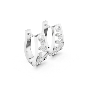 14K Rose Gold Round Lab-Grown Diamond Earrings for Women Bridal Wear Earring New Grown Diamond - Product Image 6
