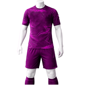 Maillot de football sublimé vert foncé pour homme, col rond, manches courtes, en polyester respirant, vêtement de sport toutes saisons - Product Image 6