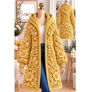 Suéteres 100% acrílico o algodón, calibre 12, para mujer, los más modernos, informales, para la temporada de invierno, proveedor de Bangladesh. - Product Image 6