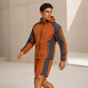 Ensemble personnalisé coupe-vent et short pour homme, en nylon Ripstop vierge, vente en gros, ensemble assorti, logo personnalisé, fabricant OEM - Product Image 3