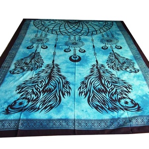 Tapiz Decorativo de Pared con Diseño de Atrapasueños de Algodón, Manta para Cama, Tapiz para Dormitorio, Manta de Playa, Tapete de Yoga, Lavable a Máquina - Product Image 1