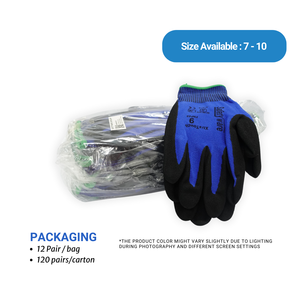 Gants de sécurité tactiles ultra-adhérents 13g en mousse de nitrile anti-coupure pour travaux industriels en nylon et élasthanne - Product Image 4