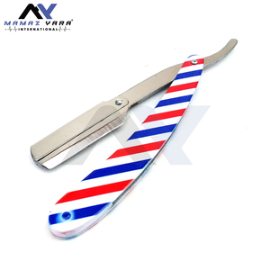 Rasoirs de barbier de haute qualité, rasoir droit personnalisé, lame tranchante, rasoir professionnel, manche recouvert de papier, rasoir pour un rasage en douceur - Product Image 6