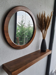 Espejo de Pared de Madera de Lujo Moderno Hecho a Mano de la Mejor Calidad, Acabado Pulido, para Decoración de Bodas y Baños, Suministro Mundial, India - Product Image 2