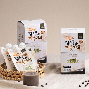 [Samjin Food] Poudre de céréales mélangées aux haricots noirs, faible activité hydrique 0.6, mélange coréen de soja séché avec blé, lait et cacahuètes - Product Image 1