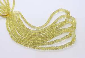 Cuentas Redondas Lisas de Cuarzo Limón Natural AAA de 4-8 mm, Cuentas Redondas de Cuarzo Limón de 15 Pulgadas, Cuentas Redondas de Cuarzo Amarillo Liso - Product Image 2