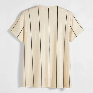 T-shirt décontracté pour homme 100 % coton, coupe classique, séchage rapide, respirant, avec logo personnalisé imprimé – Vente chaude à prix abordable - Product Image 2