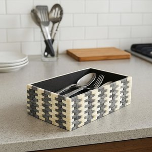 Boîte de rangement de luxe faite à la main, anti-poussière, écologique, avec incrustations en os, pour bijoux, accessoires, souvenirs et décoration intérieure - Product Image 4