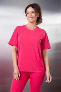 Camiseta Oversize de Moda para Mujer, Casual, Holgada, Cuello Redondo, Manga Corta, Verano - Product Image 5