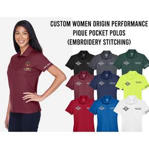 Camiseta de Punto Sólida Core365 78181P para Mujer, con Bolsillo para Polos, Logotipo Bordado Personalizado, Transpirable - Product Image 2