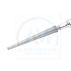 Lima ortopédica de doble punta AL MIDA Putti, de acero inoxidable, manual, de calidad premium, para uso hospitalario, con certificación CE Clase II - Product Image 4