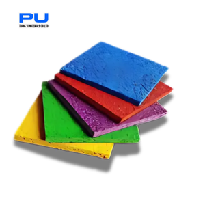 เม็ดยางรีไซเคิล EPDM พื้นผิวเป็นเม็ดยางกันลื่นสีสันสดใสพื้นผิวเป็นเม็ดสำหรับสนามเด็กเล่น - Product Image 6