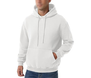 Sudaderas con Capucha Blancas para Hombre con Logotipo Personalizado – Sudadera Extra Grande de Felpa 100% Algodón con Gráfico Bordado - Product Image 3