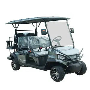 Toptan 48v sokak yasal lityum pil elektrikli yetişkinler için 4 kişilik Golf arabası sepeti satış