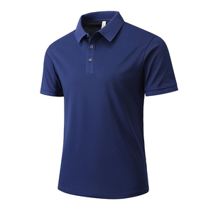 Camiseta de Golf Personalizada con Bordado, de Alta Calidad para Hombre, de Secado Rápido, de Algodón, Manga Corta, Uniforme de Rendimiento, Informal, para Negocios - Product Image 3