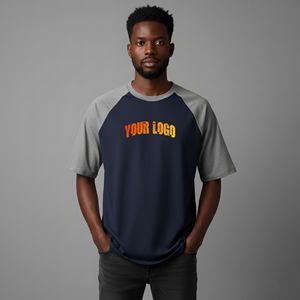 Camiseta de Cuello Redondo para Hombre, Estilo 2026, de Alta Calidad, con Logotipo Impreso en DTF Personalizado, Color Personalizado, Ecológica, Transpirable y de Corte Cuadrado - Product Image 4