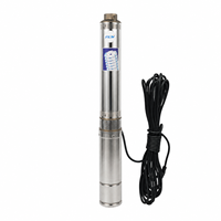 Pompe submersible pour puits profond AINAFLY 4SDM4/24 2,2 kW 3 CV 4 m³/h 120 m de hauteur de refoulement