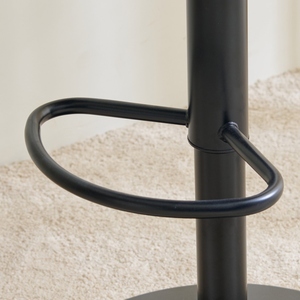 Solace Modern Green Bar Chair Counter Height <b>Stool</b> with PU <b>Leather</b> Cushion and Metal Frame Sleek Contemporary Design - Product Image 6