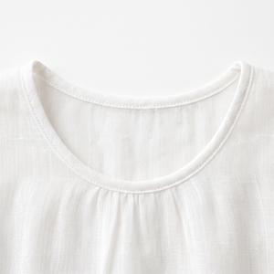 Women's Summer Cotton Gauze Midi <b>Dress</b> Ultra-Light Airy Casual Resort <b>Dress</b> OEM ODM Wholesale Factory Private Labe - Product Image 5