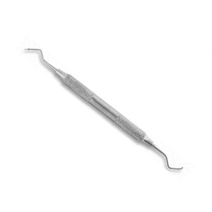 Instrument de détartrage dentaire manuel de qualité supérieure, crochet simple face droit en acier inoxydable allemand, ergonomique et professionnel - Product Image 5