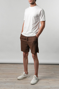 Shorts modernes et élégants pour hommes en nylon/coton, anti-plis, séchage rapide, pour tenue d'été stylée. - Product Image 4