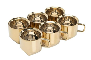 โรงงานผลิตแก้วโลหะสแตนเลสขายส่งโดยตรงสำหรับกาแฟ ชา ไวน์ สำหรับงานปาร์ตี้ แก้วทองแดงสำหรับบาร์และโรงแรม - Product Image 5