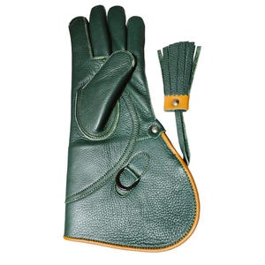 Guantes Modernos de Cetrería de Cuero Genuino para Caza de Ciervos, Manejo de Aves, Entrenamiento, Guantes de Seguridad Ecológicos para Exteriores, Personalizados - Product Image 2