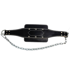 Weight Lifting Belt Standard Neoprene Dip Belt Heavy Duty Chain Pull Chin Dips Bodybuilding Exercises <b>Strength</b> <b>Training</b> Gym EVA - Product Image 2