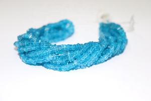 ลูกปัดอะพาไทต์นีออนธรรมชาติทรงสี่เหลี่ยมเจียระไนขนาด 4-5 มม. ยาว 16 นิ้ว ร้านอินเดียนเจมสโตร์ รูขนาด 0.5 มม. สำหรับทำเครื่องประดับ - Product Image 3