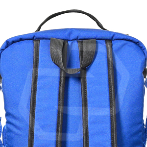 Mochila con Patrón Azul Argyle, Cierre de Cremallera, Aislada, Multifuncional, Estilo Casual, Tela Oxford, para Todas las Temporadas - Product Image 5