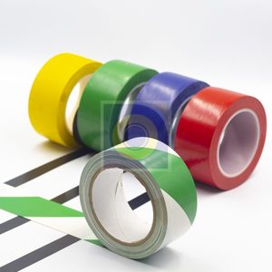 Adhésif acrylique de ruban d'avertissement en PVC durable très visible pour les dangers de marquage de sécurité et le guidage du trafic fiable et durable - Product Image 5