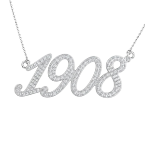 Collar con Letra AKA Pave 1908 para Mujer, Elegante, Color Dorado, Cristal, Joyería de Moda, Cadena de Lujo - Product Image 1