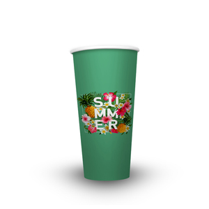 Vasos de Papel Desechables al por Mayor de 12 oz, de Pared Simple, Reciclables, de Grado Alimenticio, Recubiertos de PE, para Café, Té con Leche, con Impresión de Logotipo Personalizado - Product Image 1