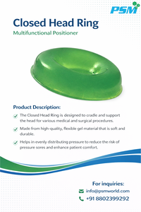 PSM Manual Closed Head Gel <b>Ring</b> (<b>Large</b>) for Surgical Kit Hospital & Clinic Use - Product Image 3
