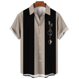 2025 hommes de haute qualité 100% coton biologique chemises décontracté col montant respirant sergé personnalisable élégant imprimé chemises - Product Image 4