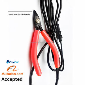 Grounded <b>Bent</b> <b>Nose</b> <b>Pliers</b> 5" Stainless Steel High Quality Jewelry Making Tools for DIY Customizable - Product Image 4