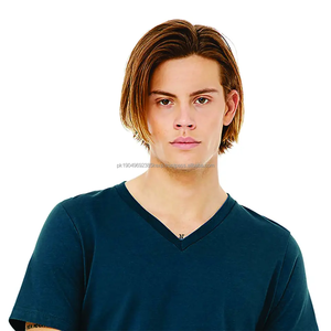 Camiseta de Manga Larga de Algodón para Hombre, para Primavera y Otoño, Color Sólido, Ropa de Longitud Completa - Product Image 4