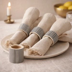 <b>Hand</b> Made Design Bone Napkin <b>Ring</b> Bone Inlay Napkin <b>Ring</b> Bone Napkin <b>Holder</b> Use For Dinning Table At Factory wholesale Price - Product Image 3