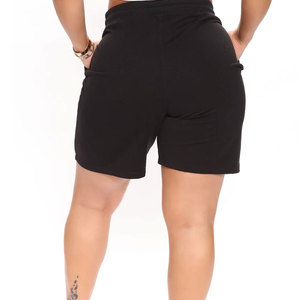 Shorts en jean droits élégants pour femmes, polyester/coton, taille haute, été, décontracté, streetwear, tendance, orné de strass - Product Image 6