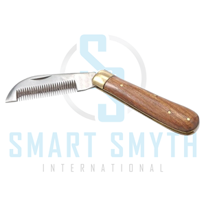 Cuchillo Plegable para Adelgazar el Pelo de Caballos, Acero Inoxidable, Herramienta Profesional para Recortar el Pelo del Caballo, Herramienta para Herradores - Product Image 1